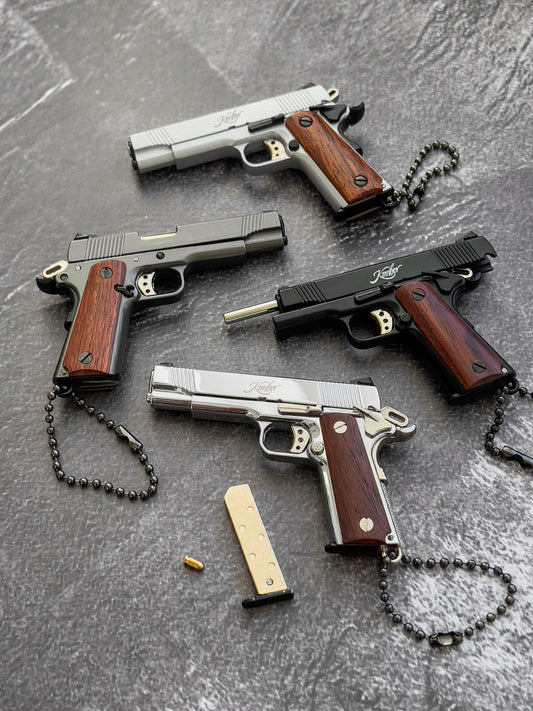 Clickraid™ Kimber Wooden Grip Detachable Keychain