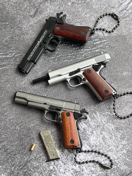 Clickraid™ Colt Wooden Grip Detachable Keychain