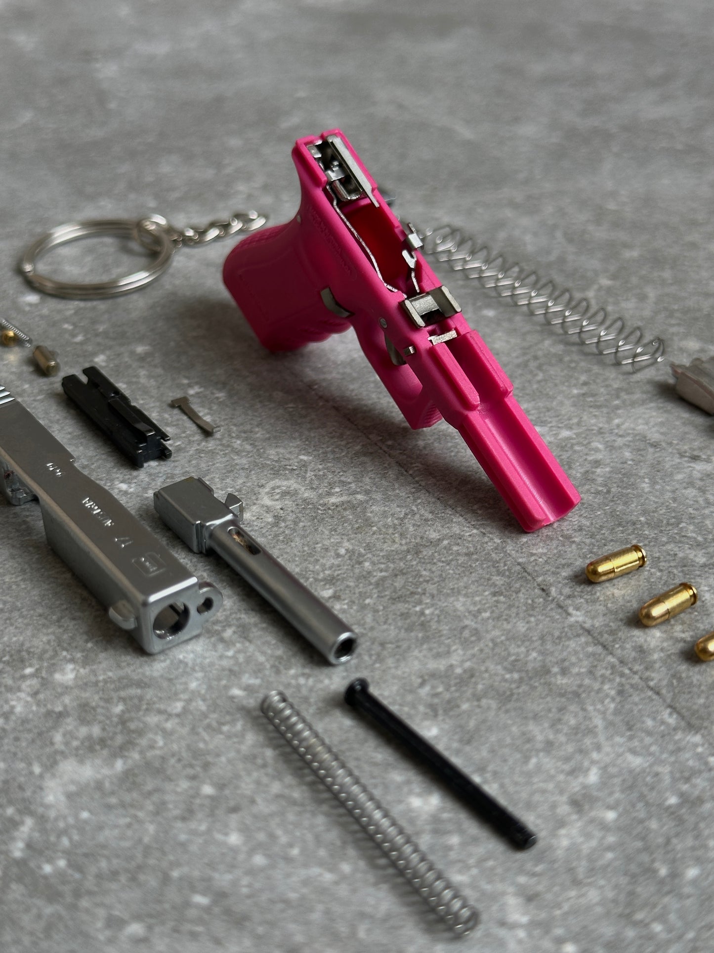 Clickraid™ Glock 17 Ejection Detachable Keychain — Spectrum Edition