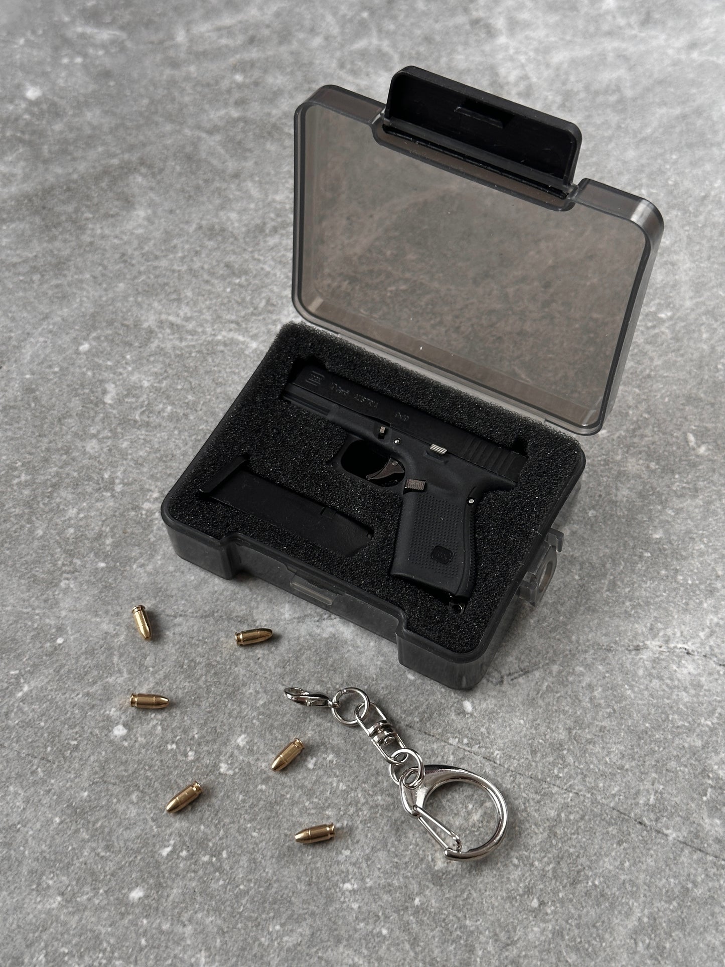 Clickraid™ Glock 19 Ejection Detachable Keychain with case