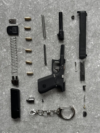Clickraid™ Glock 19 Ejection Detachable Keychain with case