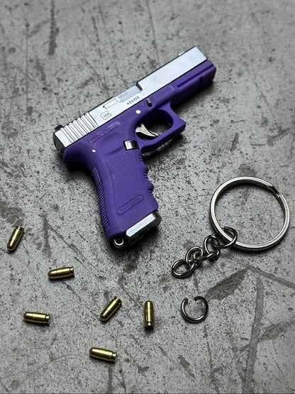 Clickraid™ Glock 17 Ejection Detachable Keychain — Spectrum Edition