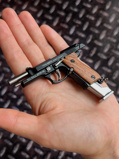 Clickraid™ Beretta Wooden Grip Multi-Tool Keychain