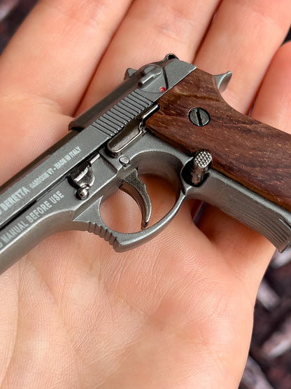 Clickraid™ Beretta Wooden Grip Multi-Tool Keychain