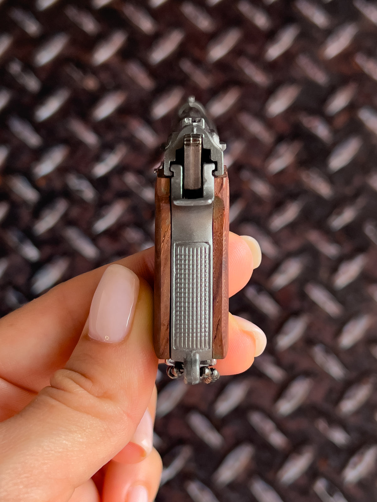 Clickraid™ Beretta Wooden Grip Multi-Tool Keychain