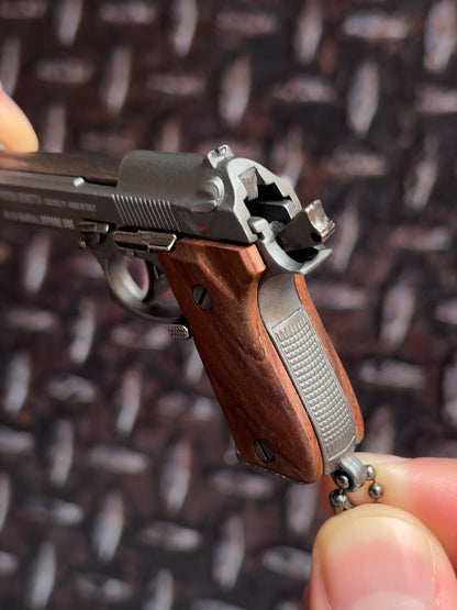Clickraid™ Beretta Wooden Grip Multi-Tool Keychain