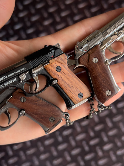 Clickraid™ Beretta Wooden Grip Multi-Tool Keychain