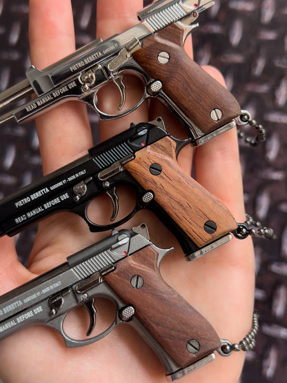 Clickraid™ Beretta Wooden Grip Multi-Tool Keychain