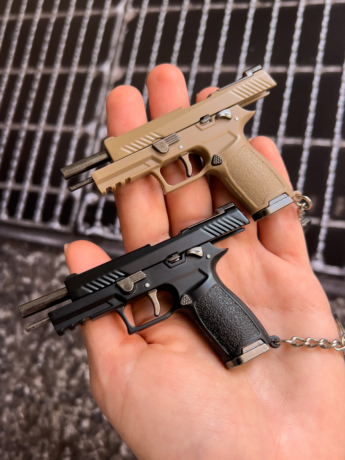 Clickraid™ Service Pistol Detachable Keychain