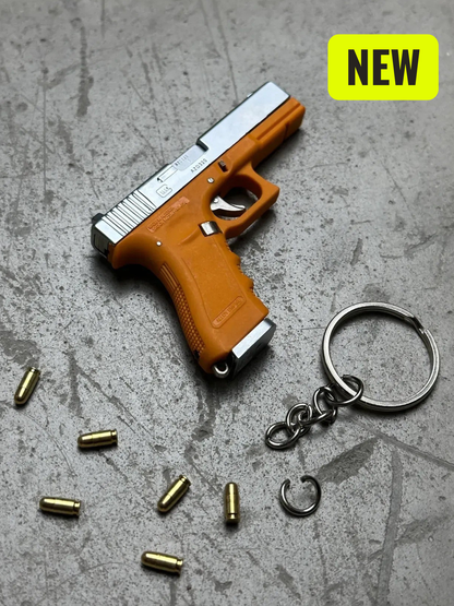 Clickraid™ Glock 17 Ejection Detachable Keychain — Spectrum Edition