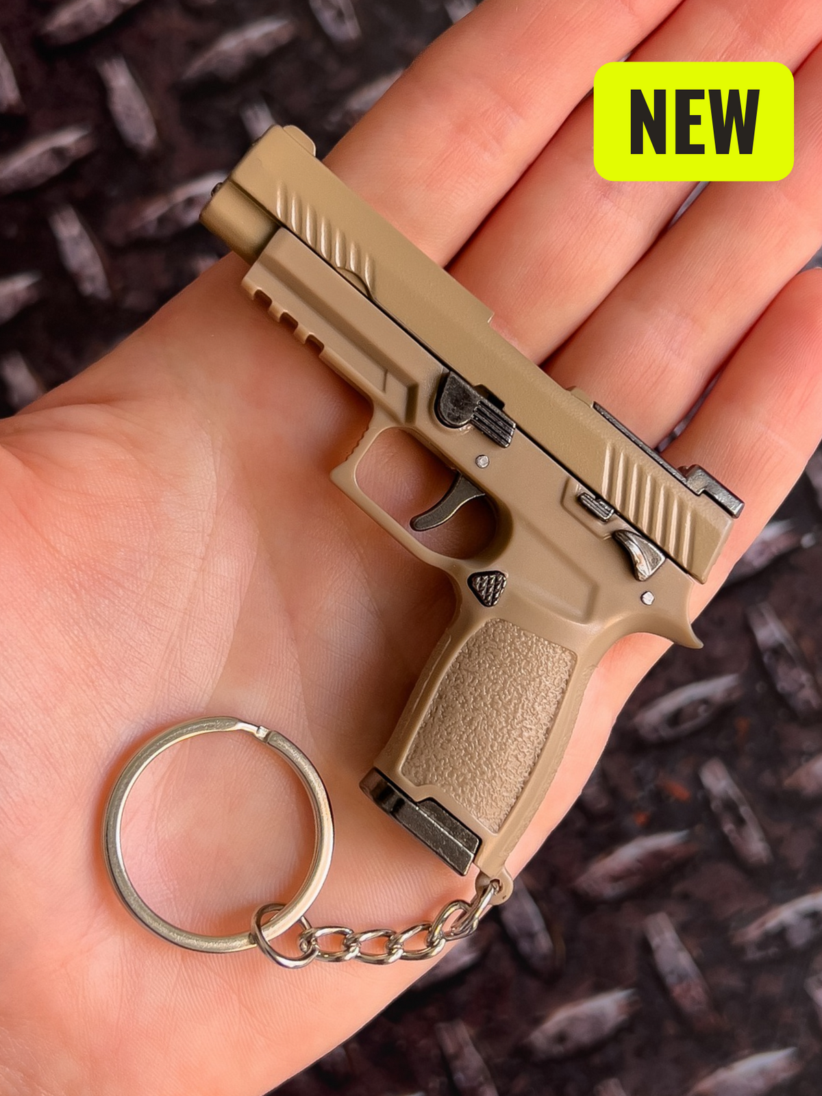 Clickraid™ Service Pistol Detachable Keychain
