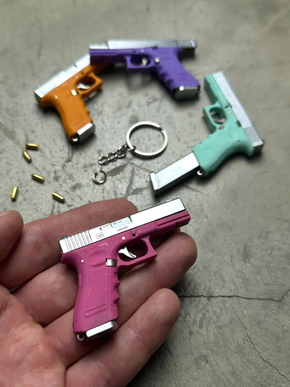 Clickraid™ Glock 17 Ejection Detachable Keychain — Spectrum Edition